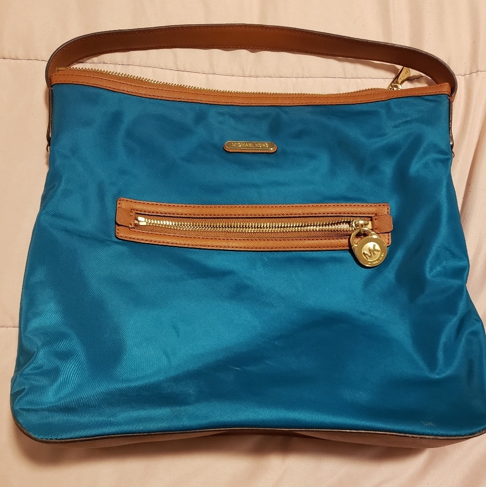 Michael Kors Teal/Blue Tote